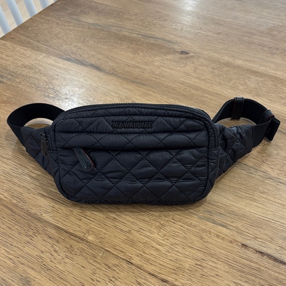 MZ Wallace Handbags - MZ Wallace Quilted Black Belt Bag